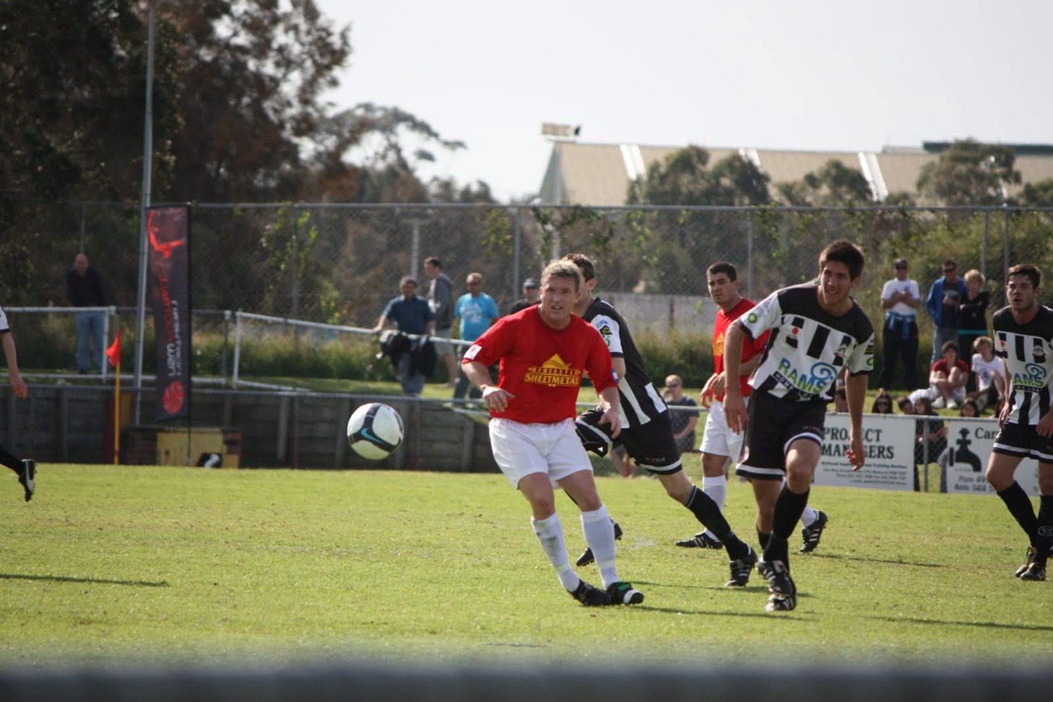 Mike playing NPL football